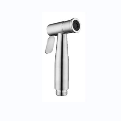 China Light Grey Bathroom Accessory Handheld Bidet Sprayer Set With Faucet And Self Cleaning for sale