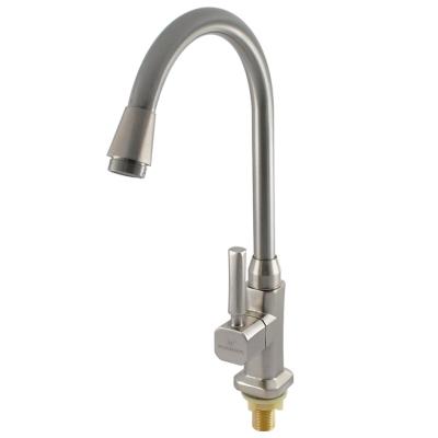 China School Bathroom Faucet Accessory Type Zinc Alloy Hot and Cold Single Handle Kitchen Faucet for sale