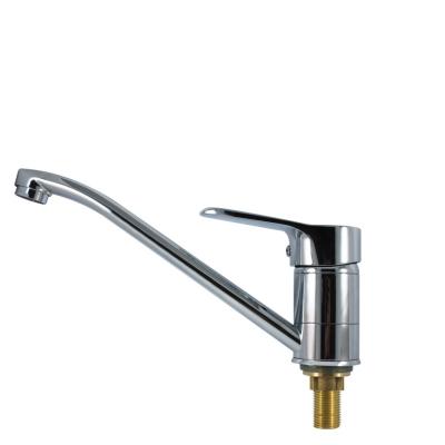 China Mounting Holes Single Hole Zinc Mixer Classic Bathroom Basin Faucet for sale