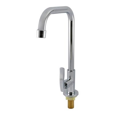 China 304 Stainless Steel Kitchen Faucet with Monochrome Brass Sprayer and Single Lever for sale