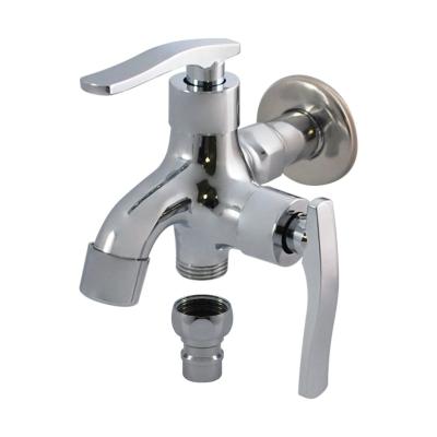 China Modern Double Outlet Down Kitchen Mixer Sink Faucets ForWashing Machine Basin for sale