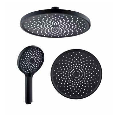 China Ultra-Thin Round Zinc Alloy Shower Head With Test Model Spout Material Wall Mounted for sale