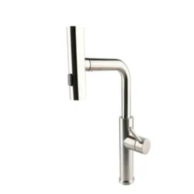 China Silver Bathroom Sink Mixer Faucet With Deck Mounted Single Handle And 3 Way Waterfall for sale