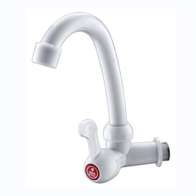 China Wall Mounted Kitchen Faucet with Single Handle and Excellent ABS Material Included for sale