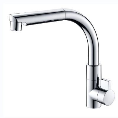 China ABS Material Kitchen Faucet With Wall-Mounted Installation And Single Handle Design for sale