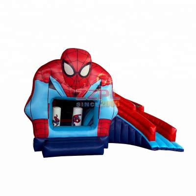 China 2018 newest pvc spiderman bouncy castle bouncer combo bouncer for kid for sale