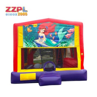 China Outdoor Funny Cartoon Bouncy Castle Inflatable Playground ZZPL Bouncer For Kids Outdoor Inflatable Bounce House for sale