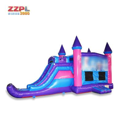 China PVC China bouncy castle with combo slide,combo bouncy castle for kids,inflatable amusement park for sale