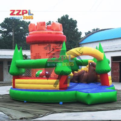 China New types of children's commercial bouncy castle amusement inflatable city outdoor playground for sale for sale