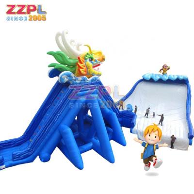 China PVC ZZPL Dragon Kids Loved Challengeable Inflatable Water Funpark /Giant Commercial Water Park For Sale for sale