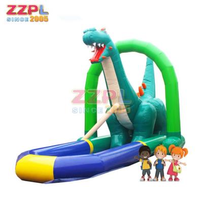 China Really Cool Kids Outdoor Dinosaur Outdoor Playground ZZPL Water Adult Inflatable Swimming Pool for sale