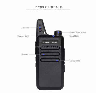 China long range walkie talkie Zastone ZT-X6 talking handheld walkie talkie X6 for sale