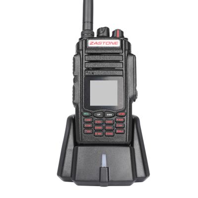 China New ZASTONE A19 Long Range 10w Walkie Talkies Dual Band 2 Way Radio VHF Handheld 2800mAh UHF for sale