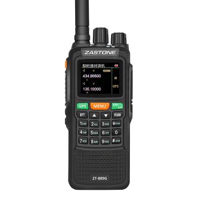 China Dulplex mode Zastone ZT-889G two way radio GPS walkie tlakie 10w two way transceiver for sale