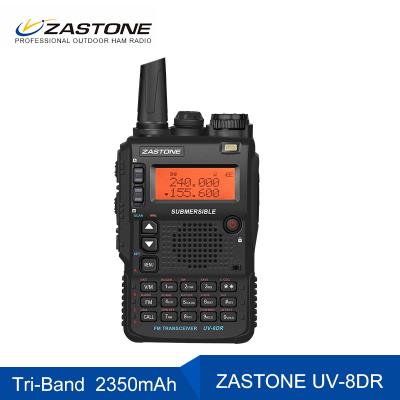 China 2018 ZASTONE UV-8DR 5W 128ch Tri Fonts Two Way Broadband Handheld Radio Walkie Talkie For Sale 2350mAh for sale