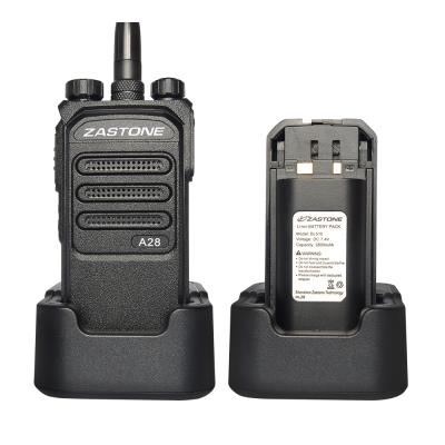 China New Zastone A28 UHF Ham Radio 10 Watt 2 Way Radio 400-480MHz Walkie Talkie 3800mAh for sale