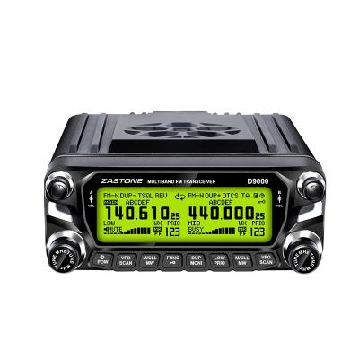 China ZASTONE ZT-D9000 50w tri band 220mhz mobile communication amateur radio expedited base station ZT-D9000 walkie talkie car for sale