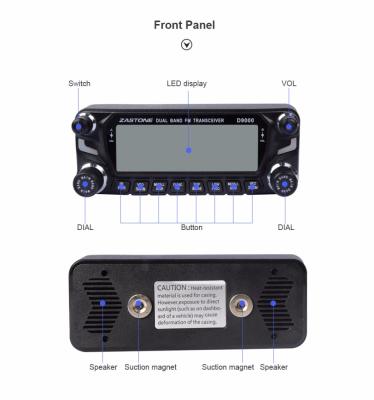 China New ZASTONE D9000 50w 220mhz 2 way base station advanced radio mobile walkie talkie amateur radio ZT-D9000 for sale