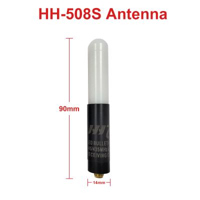 China Antenna Walkie Talkie UHF VHF Two Way Radio Stubby LED Antenna Dual Band 144/430MHZ HH-508S Handheld Radio for sale