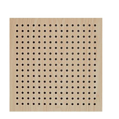 China Auditorium Auditorium Perforated Sound Absorption Wooden Wall Panel for sale