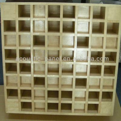 China Sound Diffusion Board Acoustic 3D Theater Wall Panel 60*60 90Mm Rest Diffusion Sound Absorbing Secondary Panel Te koop