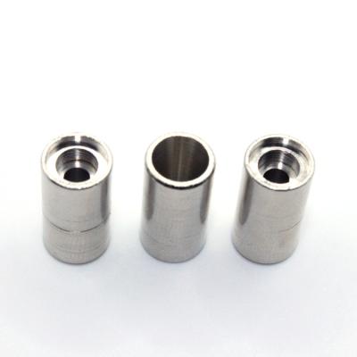 China Hardened Metal Factory Customized High Precision CNC Machining Cylindrical Sleeve SS304 Stainless Steel Bushing for sale