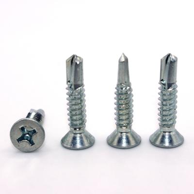 China Factory Direct Phillips Flat Countersunk Head Self Drilling Screws DIN 7504 Flat Head Wood Screw for sale