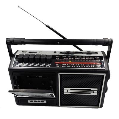 China OEM high quality wooden and black portable fm radio cmik mk-130 usb tape and sd cards cassette tape recorder for sale