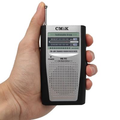 China CMIK MK-R2 Low Noise OEM Radyo Shortwave Am Portable FM Mini Pocket Radio for sale