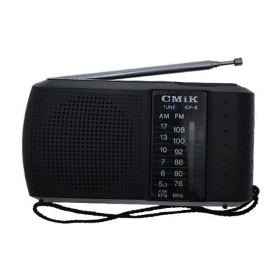 China cmik ICF-8 long range fine porcelain sound plastic shortwave antique vintage old other pocket am/fm mini home portable radio for sale