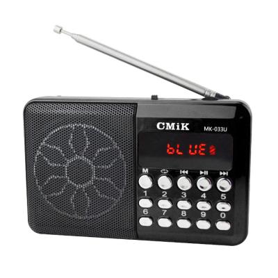 China CMIK MK-033U MP3 RADIO Europe Portable Radio Song Order Screen Display Card Playing Digital Radio for sale