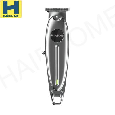 China Mini Full Safety Beard Trimmer 0mm T Blade Electric Hair Trimmer Metal LCD Display for sale