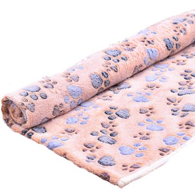 China Hot Factory Wholesale Viable Soft Dog Bed Coral Fleece Blanket Cat Kennel Cushion Pet Supplies for sale