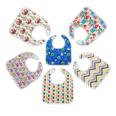 China High Quality Viable Protector Apron Baby Bib Bandana Waterproof Baby's Washable Cotton Printed Bibs for sale