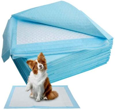 China Foldable Custom Dog Stocked Pads Absorbent Pet Pad Puppy Shaping Disposable Pet Changing Pad for sale