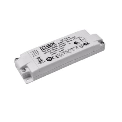 China LED Mirror Lighting LETARON 30W 1250mA Constant Voltage Led Driver With TUV CE CUL SAA for sale