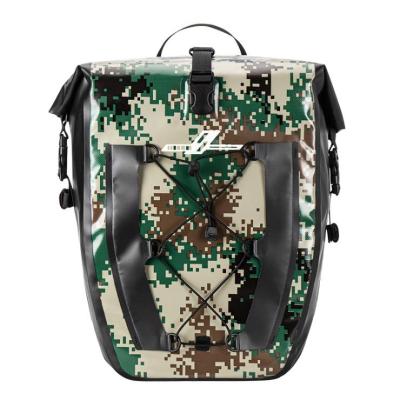 China Full Outdoor Activity Waterproof Camouflage Bicycle Pannier Bag for sale