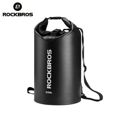 China Outdoor Activity ROCKBROS OEM PVC Bag Fashion Swimming Waterproof Design Diving Fishing Gym Running Sport Folding Bgas Men Women 6 Colors Dry Bag for sale