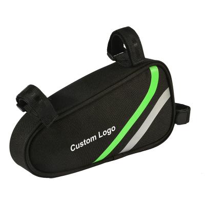 China Muti-fuction Bicycle CBR Bag OEM Bicycle Frame Bag Bike Tube Pouch Triangle Outdoor Recycling Bag for sale