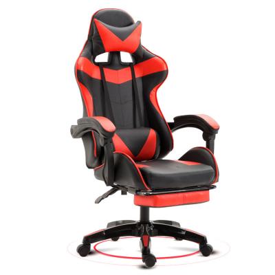 China Swivel (height) furniture adjustable gamer desk chair racing gaming desk chair computer racing chair with footrest for gamer sale for sale