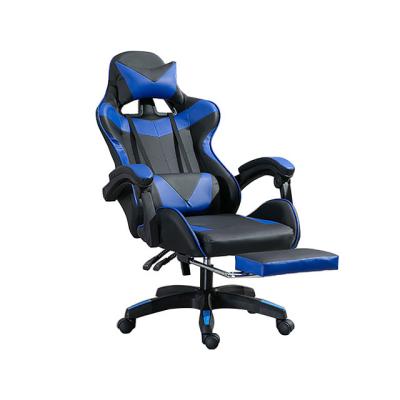 China Best Hot Selling Adjustable (Height) Gaming Chair Swivel Office PC Computer Racing Gaming Chair With Backrest Synthetic Leather for sale