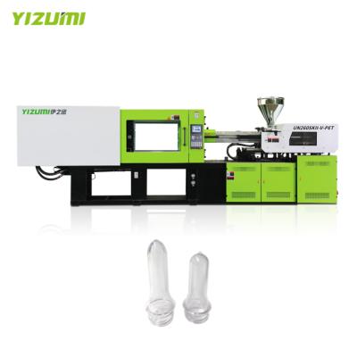 China YIZUMI UN260SKII-V-PET Horizontal Injection Molding Machine 1L Water Bottle Preform Making Machine 28mm Neck Preform Making Machine for sale