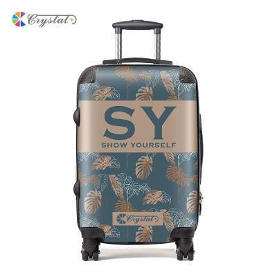 China Customized New Design Fashionable Customized Design ABS PC Trolley Luggage Case /bag/cabin ABS Luggage Set for sale