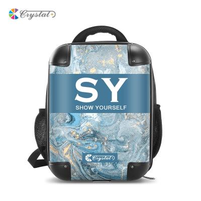 China Waterproof In The Hard Shell School Backpack Customized Design OEM Stock Waterproof Transparent Clear Backpack for sale