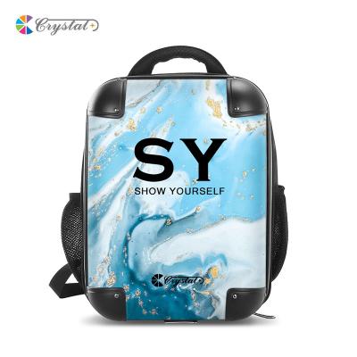 China New OEM Factory Large Capacity Waterproof Clear Transparent Computer Backpack Management Backpack Men Women Fashion Hard Shell PC Backpack for sale