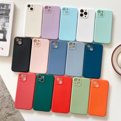 China Shockproof Hot Jelly Colored Silicone Phone Cases for iPhone are durable, drop-proof and shockproof in a variety of colors for sale