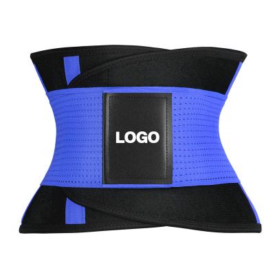 China Custom Logo Waist Trimmer Belt Adjustable Comfortable Breathable Elastic for Men and Woman Gym Diet Sweated Training Belt Shaper for sale