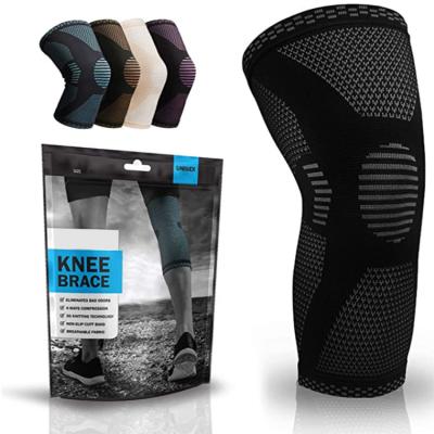 China Amazon Sports Best Selling Knee Brace High Compression Hot Elastic Knee Sleeve For Men And Women Knee Support for sale