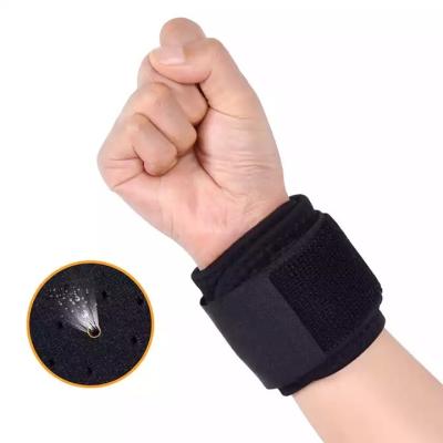 China High Quality Durable Soft Sports Breathable Elastic Wrist Brace Adults For Tennis Sports Gym Fitness Wrist Brace for sale