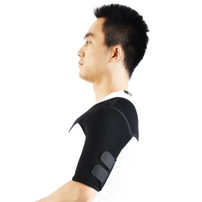 China Breathable neoprene custom pain relief single logo shoulder pads shoulder brace walmart for sale